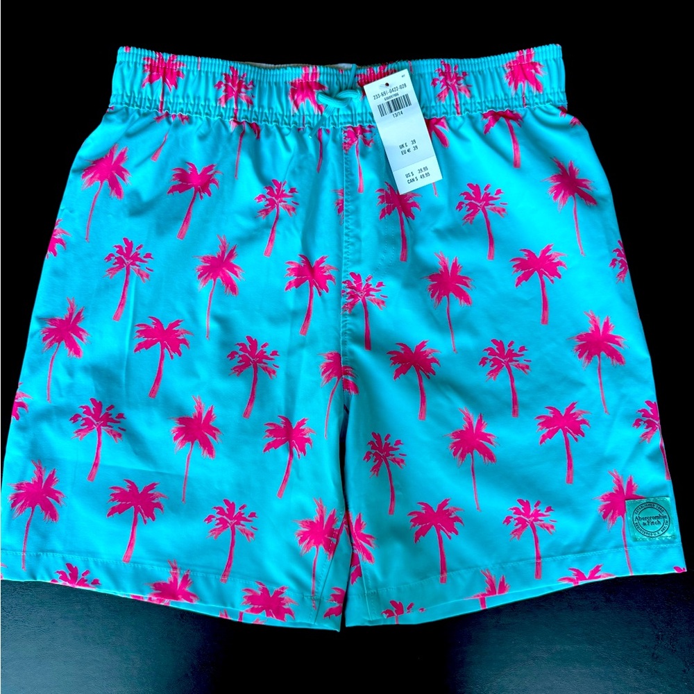 Abercrombie & Fitch Boys Swim Trunks - Sz 13/14 - New with Tags